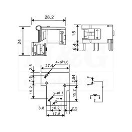 Slika za RELEJ RAYEX L90-12 1xU 30A 12V