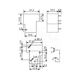 Picture of RELEJ RAYEX L90-24W 1xU 30A 24V