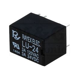 Slika za RELEJ RAYEX LU-24 1xU 3A 24V DC