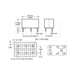 Slika za RELEJ OMRON G6B-2014P-US-24VDC NO+NC 5A