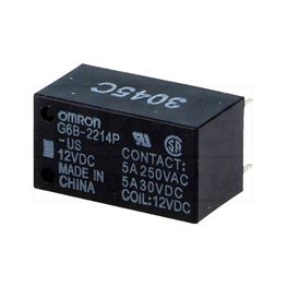 Picture of RELEJ OMRON G6B-2214P-US-12VDC 2xNO 5A