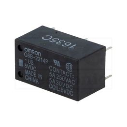 Slika za RELEJ OMRON G6B-2214P-US-5VDC   2xNO 5A