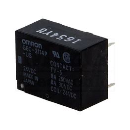 Picture of RELEJ OMRON G6C-2114P-US-24VDC NO+NC 8A