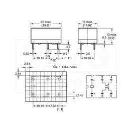 Slika za RELEJ OMRON G6C-2117P-US-12VDC NO+NC 8A