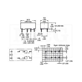 Picture of RELEJ OMRON G6A-274P-ST-US-5VDC   2xU 2A