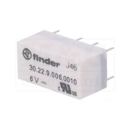 Slika za RELEJ FINDER 30.22.9.006 2xU 2A 6V DC