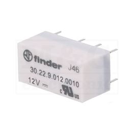 Slika za RELEJ FINDER 30.22.9.012 2xU 2A 12V DC