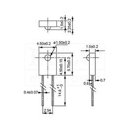 Picture of FOTO TRANZISTOR PT5529B/L2-F