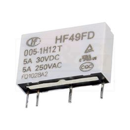 Picture of RELEJ HONGFA HF49FD/005-1H12T 1xNO 5A 5V