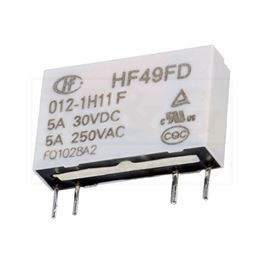 Picture of RELEJ HONGFA HF49FD/012-1H11F 1xNO 5A 12V