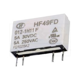 Slika za RELEJ HONGFA HF49FD/012-1H11F 1xNO 5A 12V