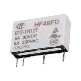 Picture of RELEJ HONGFA HF49FD/012-1H12T 1xNO 5A 12V