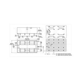 Picture of RELEJ PANASONIC SF4D-DC24V 6A 24V DC