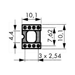 Picture of PODNOŽJE IC STANDARD DIL 8