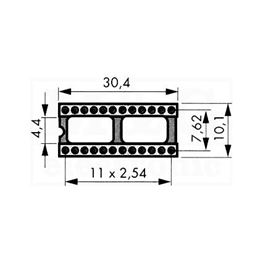 Picture of PODNOŽJE IC STANDARD DIL 24 U