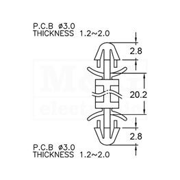 Picture of ODSTOJNIK Tip 5  20 MM