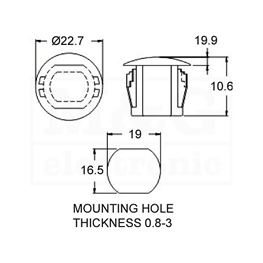 Picture of PLASTIČNA ZAŠTITNA KAPA Tip M19U