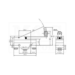 Picture of BAZNI MIKRO PREKIDAČ LZ15-GW54-B