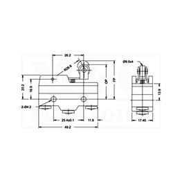 Picture of BAZNI MIKRO PREKIDAČ Z15G1503