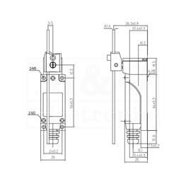 Slika za GRANIČNI PREKIDAČ LZ8107