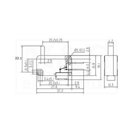 Slika za PREKIDAČ MIKRO KW7-03-G06