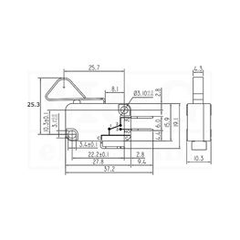 Slika za PREKIDAČ MIKRO KW7-4-G06