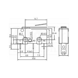 Slika za PREKIDAČ MIKRO KW12-1-C03