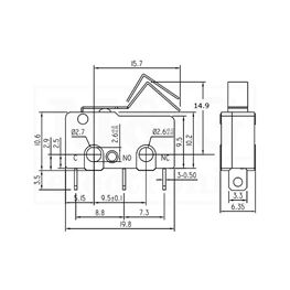 Picture of PREKIDAČ MIKRO KW12-3-C03