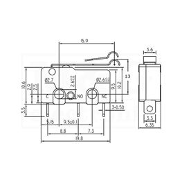 Picture of PREKIDAČ MIKRO KW12-5-C03