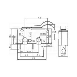 Picture of PREKIDAČ MIKRO KW12-6-C03