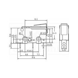 Slika za PREKIDAČ MIKRO KW12-7-C03