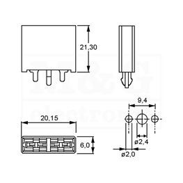 Picture of KUĆIŠTE ZA AUTO OSIGURAČE Tip B PCB