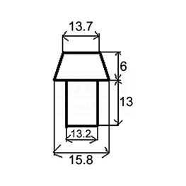 Slika za KUĆIŠTE LE DIODE METALNO 10MM