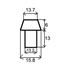 Picture of KUĆIŠTE LE DIODE METALNO 10MM