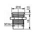 Slika za KUĆIŠTE LE DIODE METALNO 10MM S NIKL