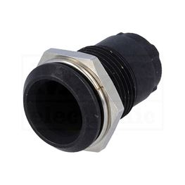 Picture of KUĆIŠTE LE DIODE METALNO 10MM S CRNO