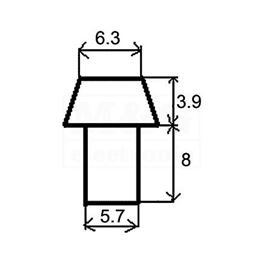 Slika za KUĆIŠTE LE DIODE METALNO 3MM