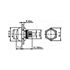 Slika za TASTER METALNI ONPOW GQ12B-10/S