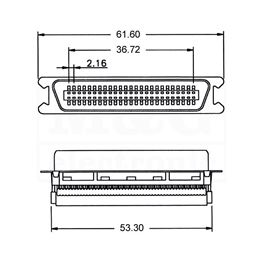 Picture of KONEKTOR CENTRONICS 36 PIN FLET MUŠKI