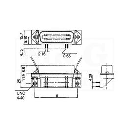 Picture of KONEKTOR CENTRONICS 24 PIN PRINT