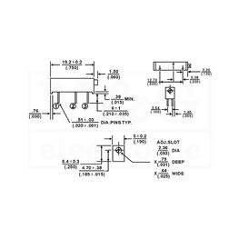 Picture of POTENCIOMETAR TRIMER VI/OB 200R