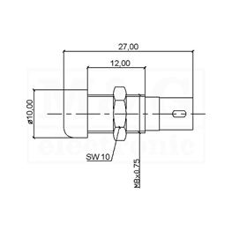 Slika za UTIČNICA BANANA 4MM 25A ZELENA