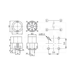 Slika za TASTER PRINT D6R ZELENI