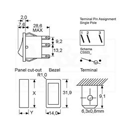 Picture of PREKIDAČ UNI. 1xUI CRVENI ARCOLECTRIC