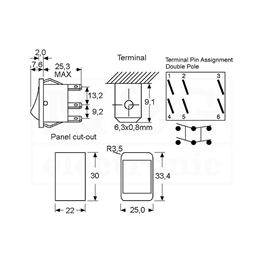 Slika za PREKIDAČ UNI. 2xUU ARCOLECTRIC