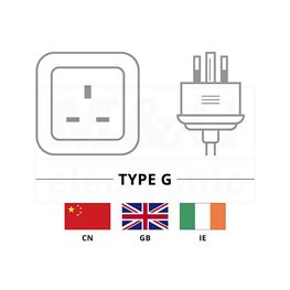 Slika za KABL MREŽNI 3x1,5mm2 > UK UTIKAČ