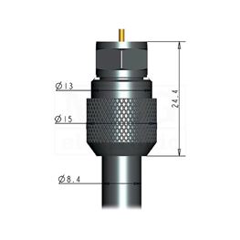 Picture of F UTIKAČ ZA KABL RG 6 - EASY