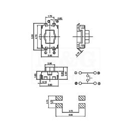 Picture of TASTER SMD TS4725MV160