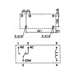 Slika za RELEJ TAKAMISAWA JS5NK 1xU 8A 5V