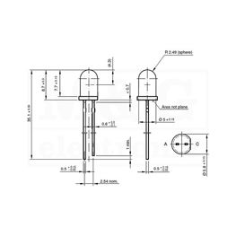 Picture of INFRA RED DIODA TSAL 6400